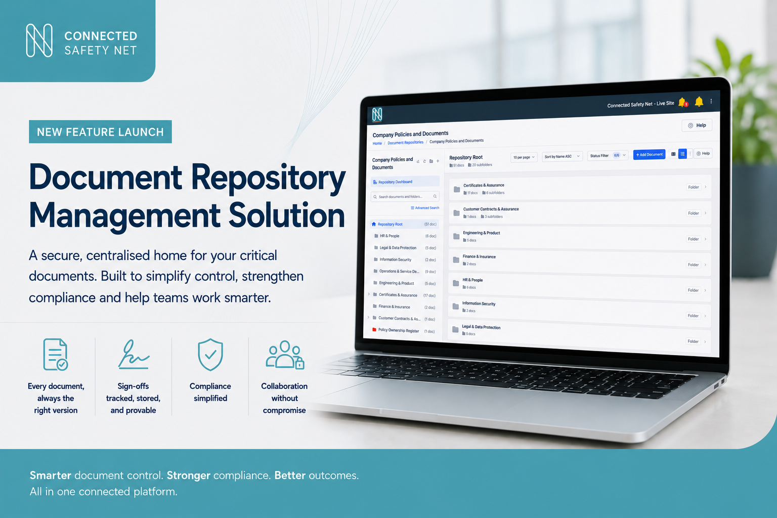 Connected Safety Net Launches New Document Repository Management Solution