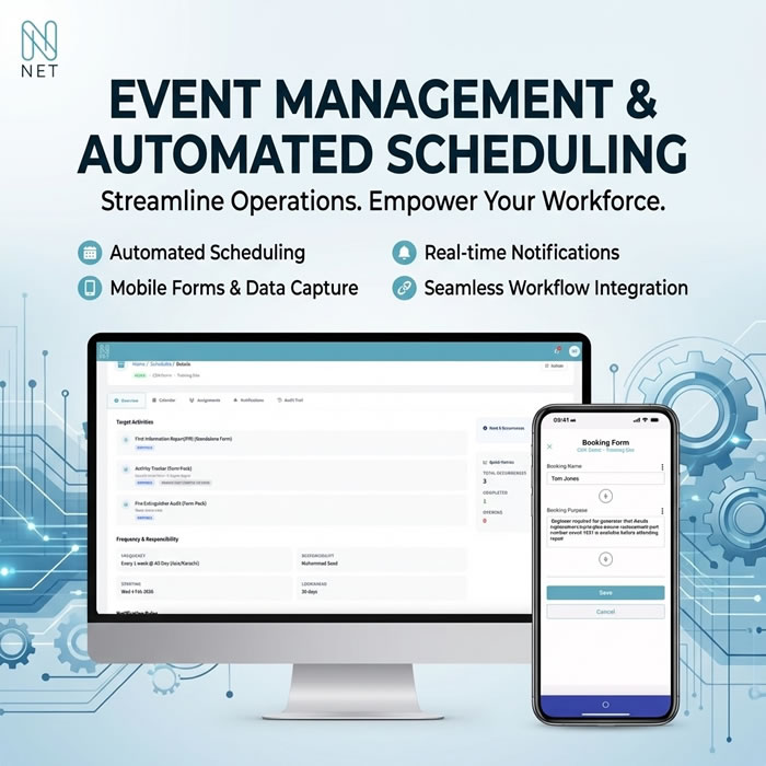 Event Management Screenshot