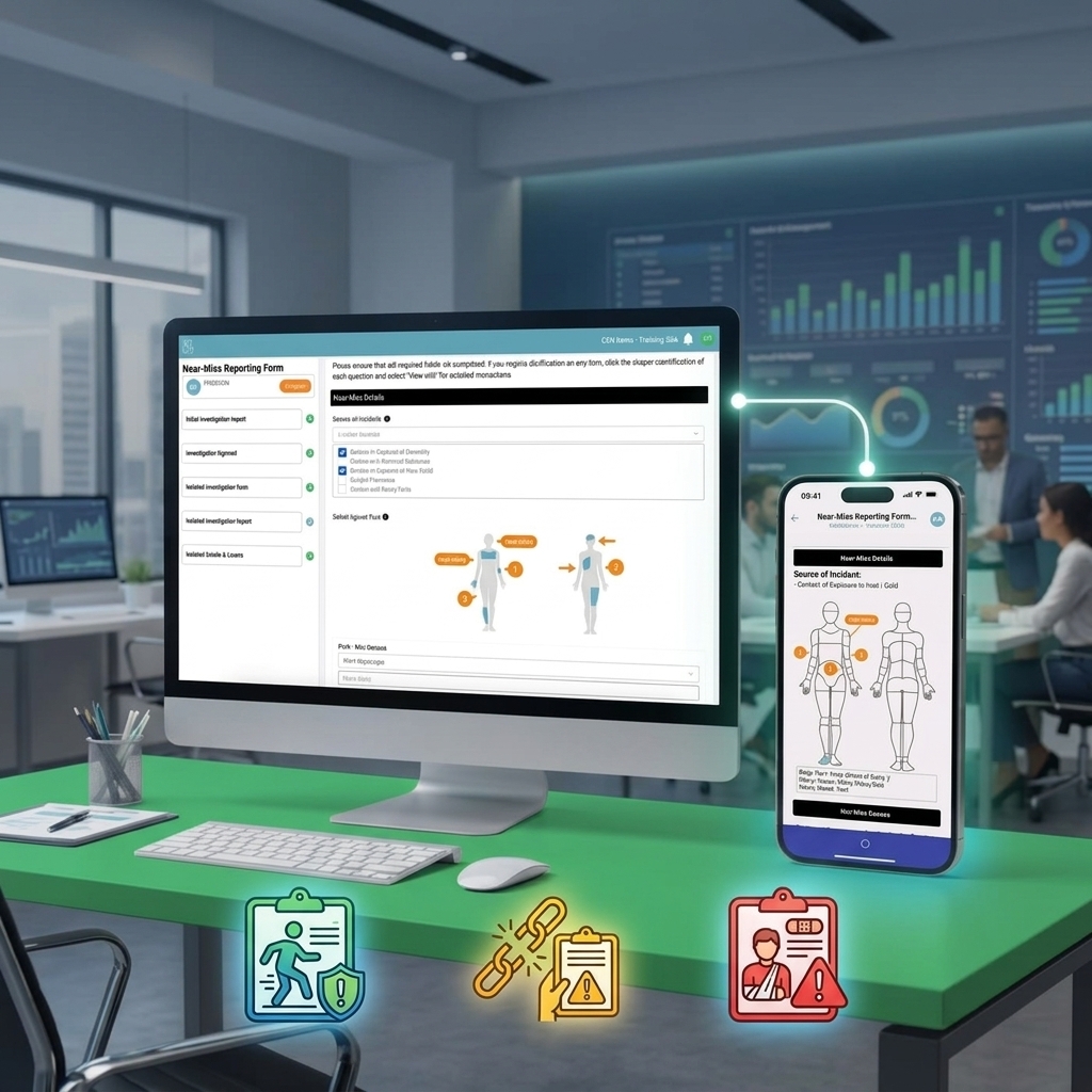 Near-Miss Reporting Software Screenshot